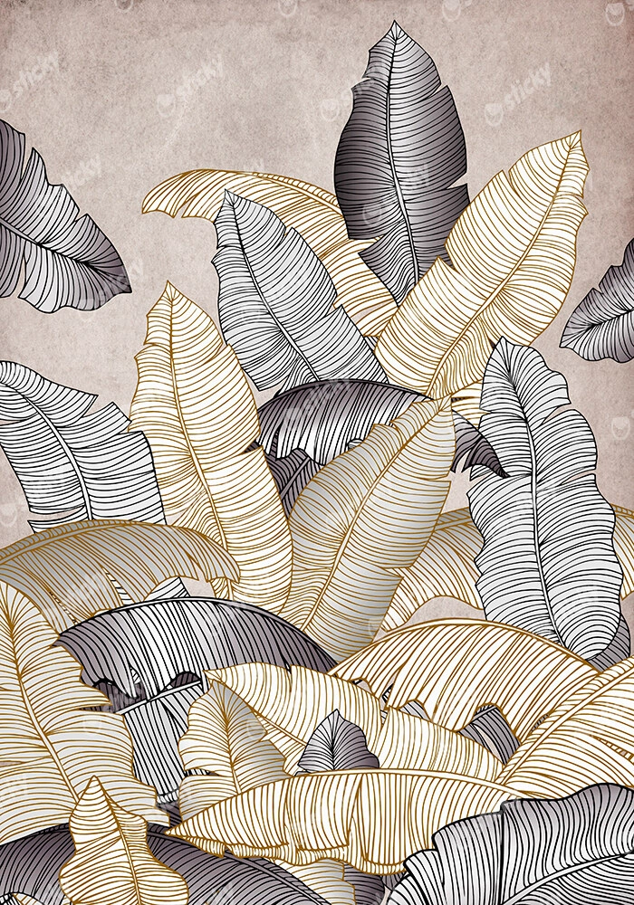 Πινακας σε καμβά EXOTIC BANANA LEAVES