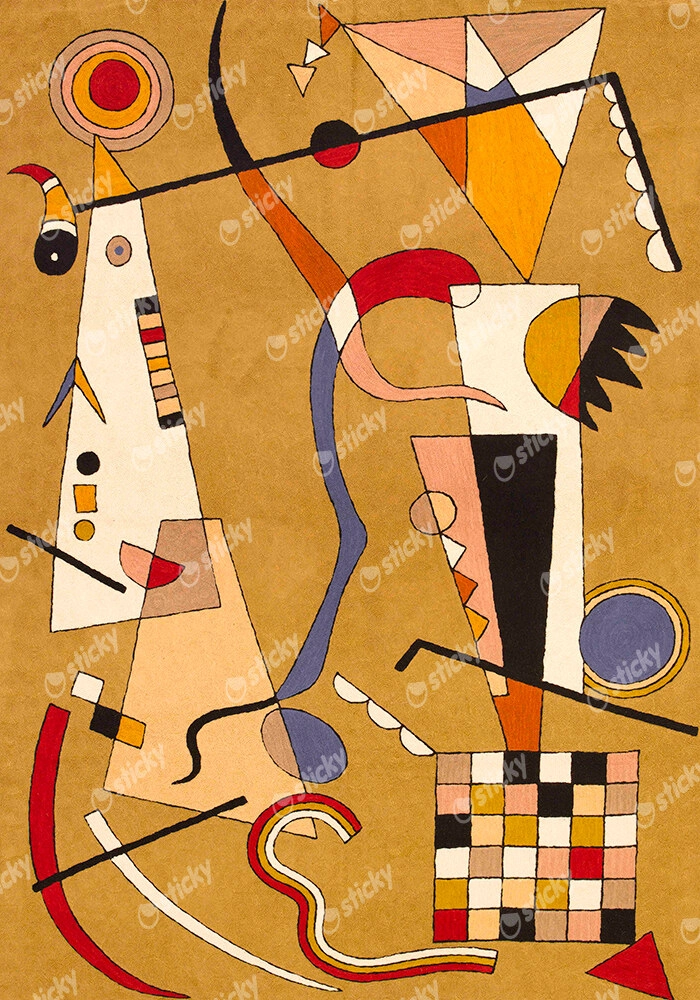Πινακας σε καμβά KANDINSKY 3