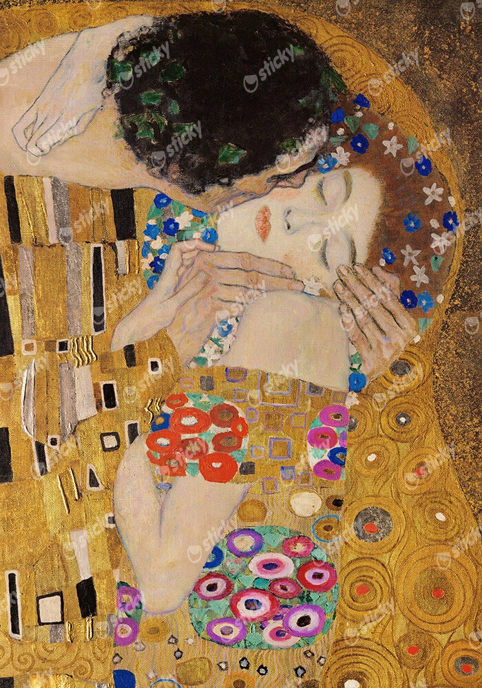 Πινακας σε καμβά KLIMT - KISS (DETAIL)