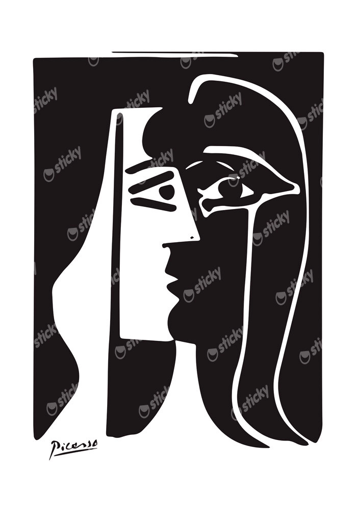 Πινακας σε καμβά PICASSO - THE KISS