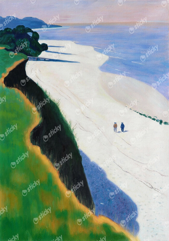 Πινακας σε καμβά FELIX VALLOTTON - WHITE BEACH