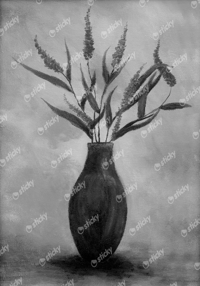 Πινακας σε καμβά FLOWERS IN A VASE
