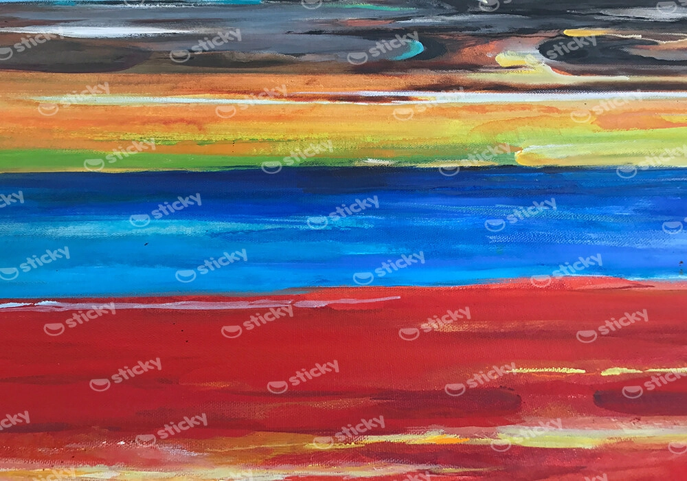 Πινακας σε καμβά ABSTRACT SEASCAPE PAINTING