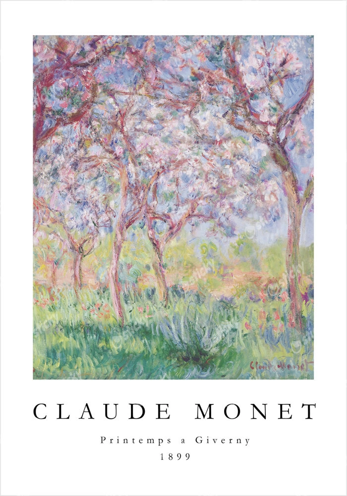 Πόστερ MONET - PRINTEMPS A GIVERNY