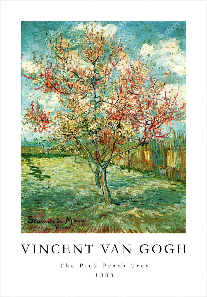 Πόστερ VAN GOGH - THE PINK PEACH TREE