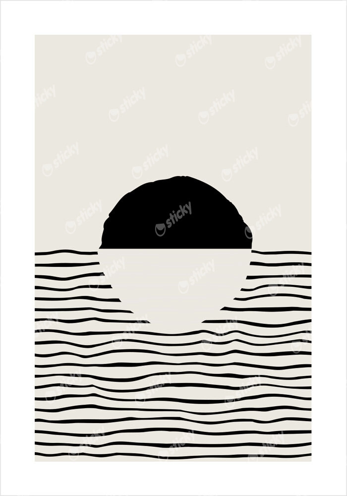 Πόστερ CREATIVE MINIMALIST ART CIRCLE