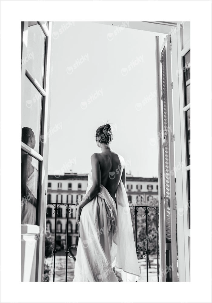 Πόστερ GIRL IN BALCONY
