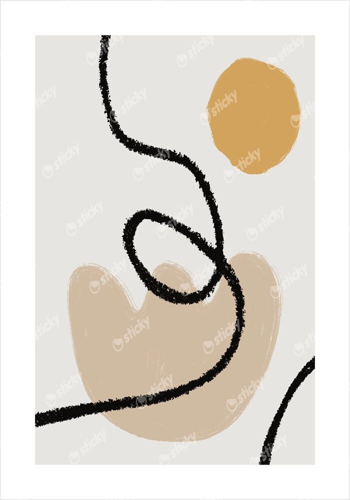 Πόστερ ABSTRACT MID CENTURY SHAPES
