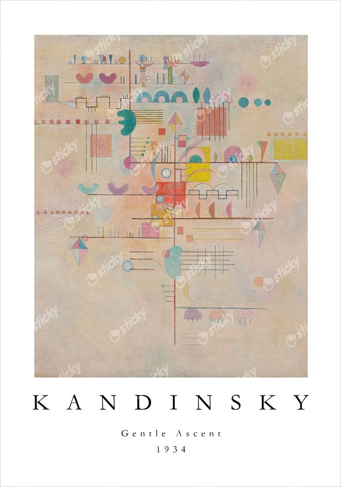 Πόστερ KANDINSKY - GENTLE ASCENT