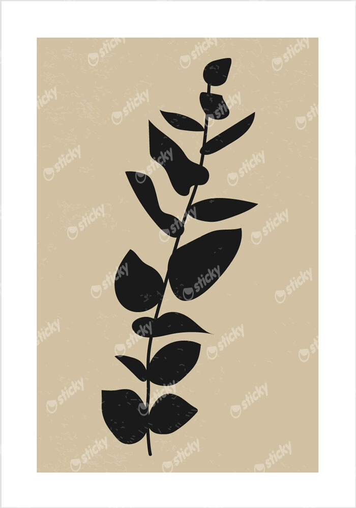 Πόστερ MINIMALIST BOTANICAL BRANCH 2