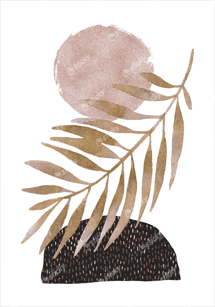 Πόστερ SUN WITH LEAF