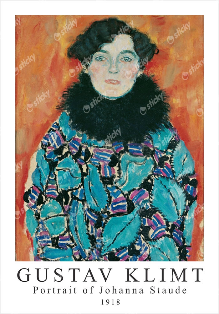 Πόστερ KLIMT - PORTRAIT OF JOHANNA STAUDE