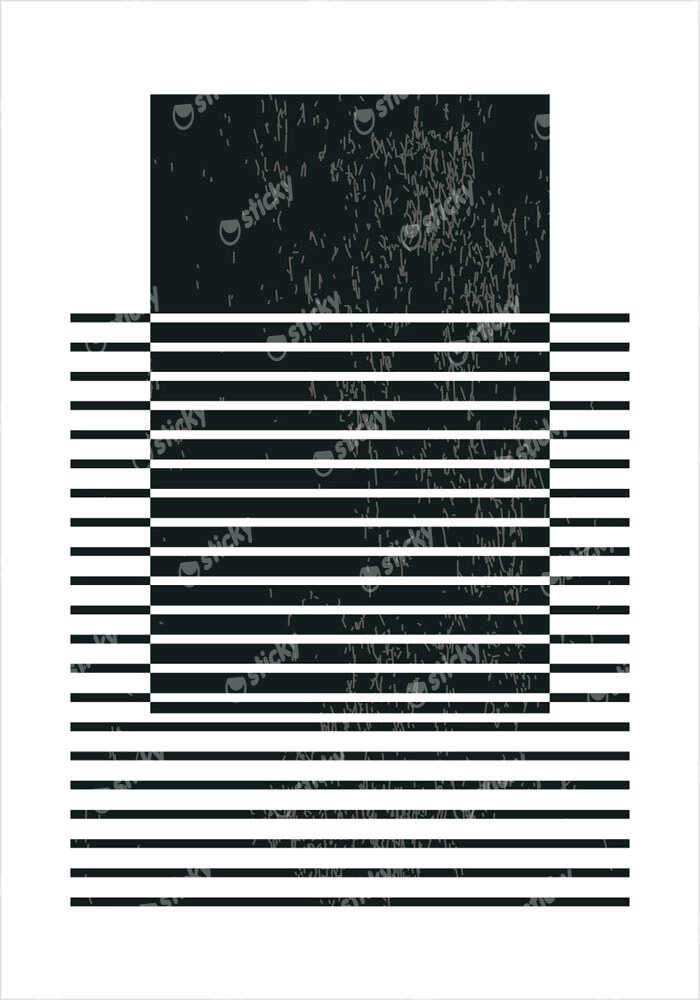 Πόστερ RECTANGLE AND LINES