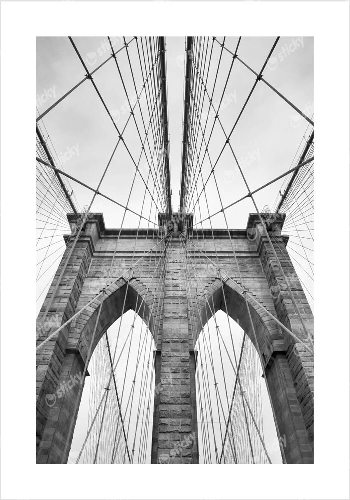 Πόστερ BROOKLYN BRIDGE BW