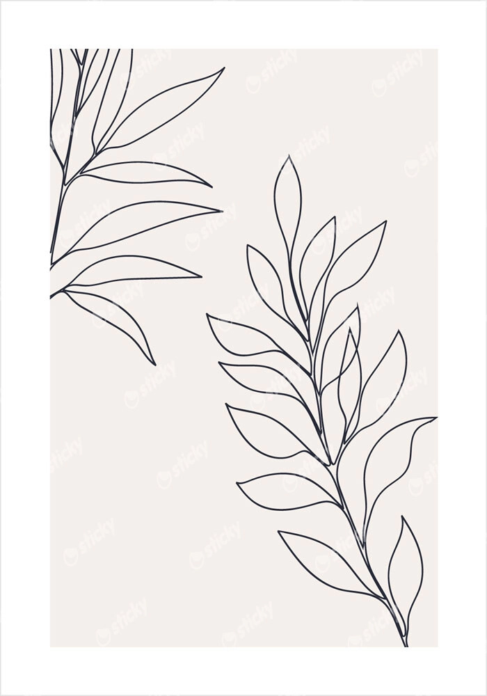 Πόστερ MINIMAL ABSTRACT BRANCHES