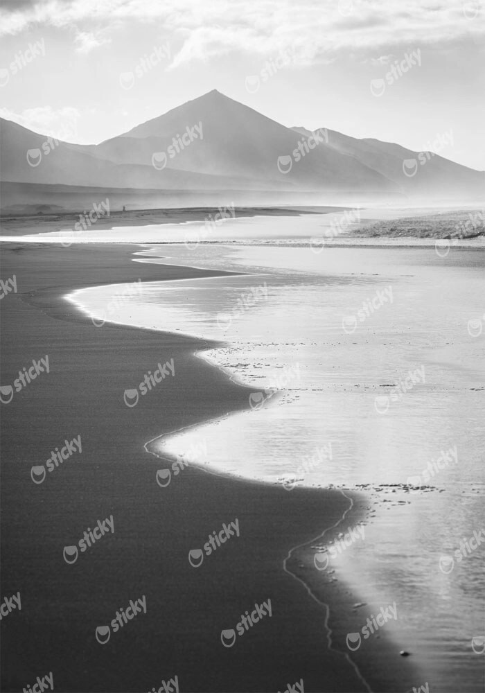 Πόστερ SAND BEACH AND OCEAN