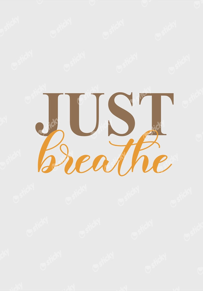 Πόστερ JUST BREATH