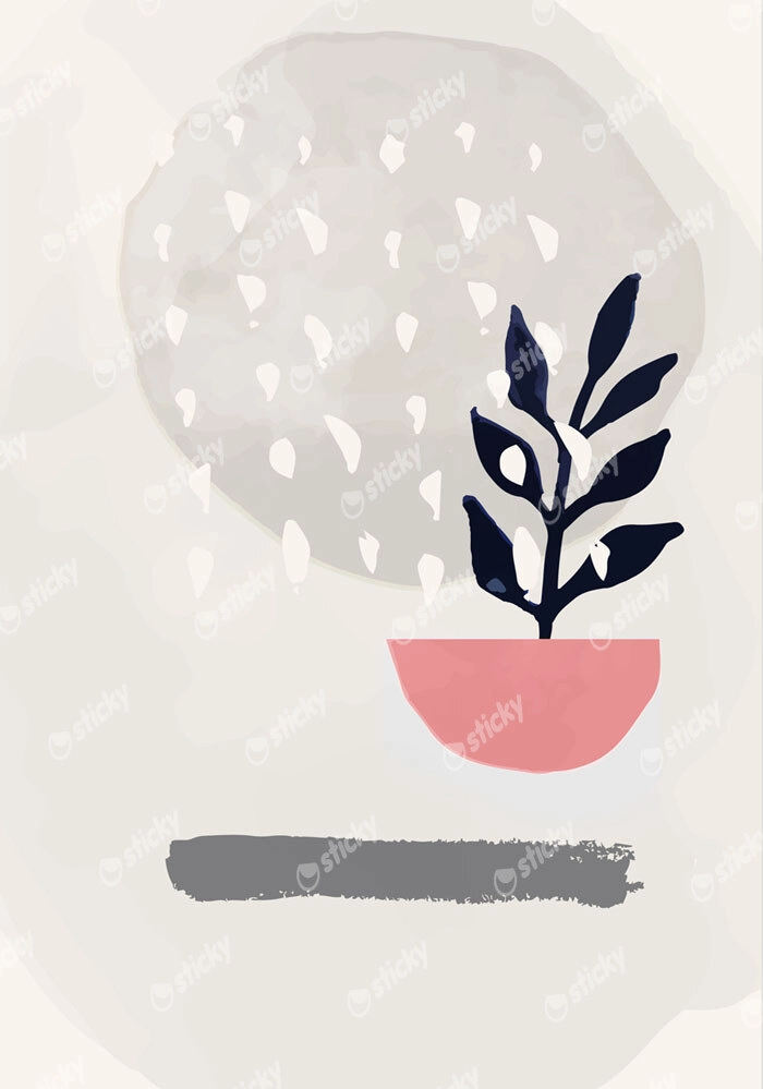 Πόστερ MODERN WATERCOLOR ELEMENTS