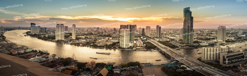 Πίνακας Πανοραμικός BANGKOK RIVER
