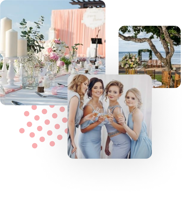 Κολάζ απο εντυπωσιακές φωτογραφίες γάμου