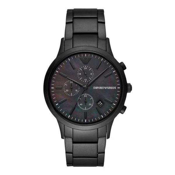EMPORIO ARMANI Renato Black Stainless Steel Chronograph AR11275