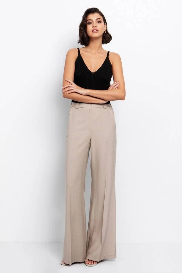 Flare παντελόνι με τσέπες