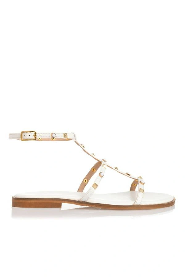 Sante flats με χρυσή λεπτομέρεια και ιδιαίτερα άνετη φόρμα που αγκαλιάζει το πόδι,