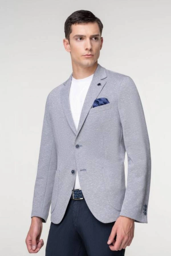 Daniel Hechter Ανδρικό Σακάκι Xtension Μπλε