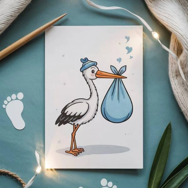 Ευχές με κάρτες για νεογέννητο