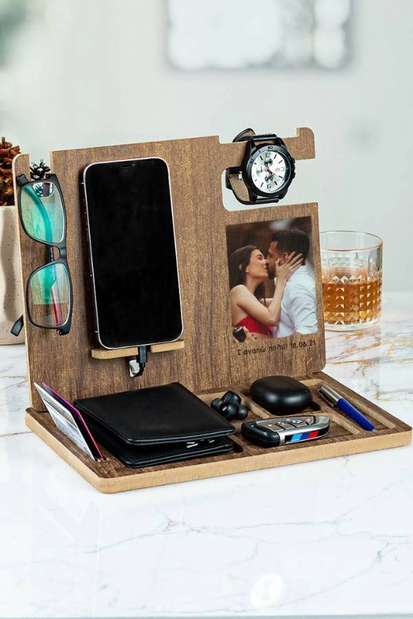 Επιτραπέζιο Stand Οργάνωσης Γραφείου με Βάση Κινητού Τηλεφώνου