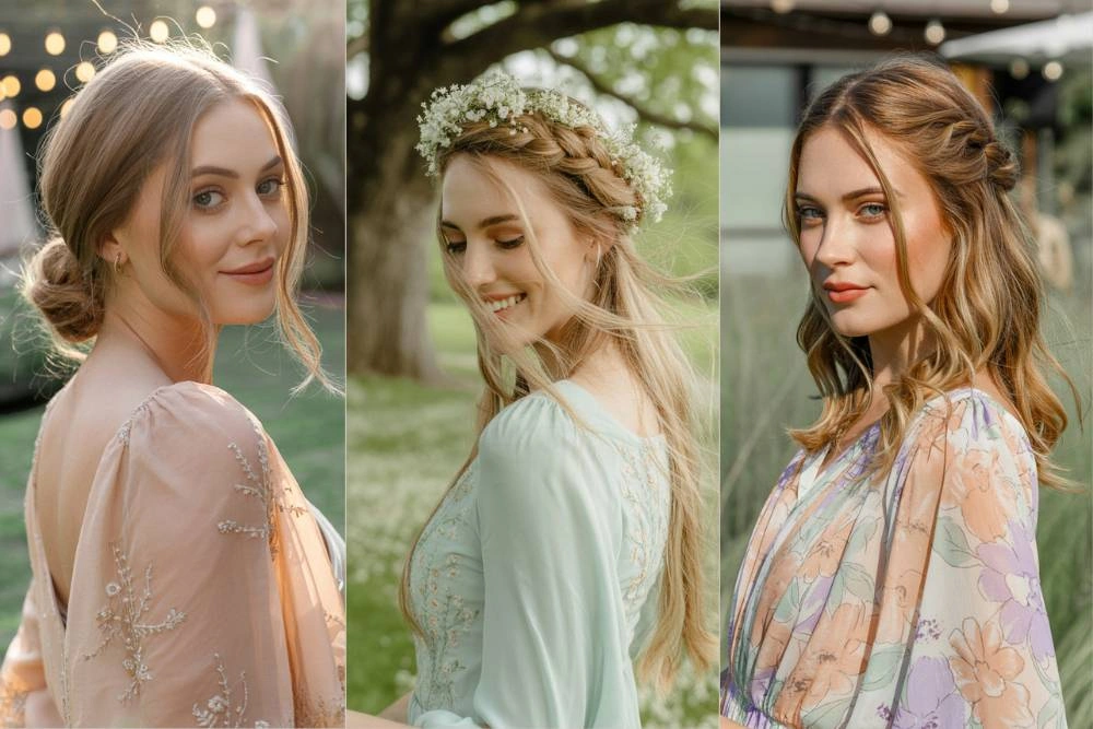 Χτενίσματα για γάμο κουμπάρας 