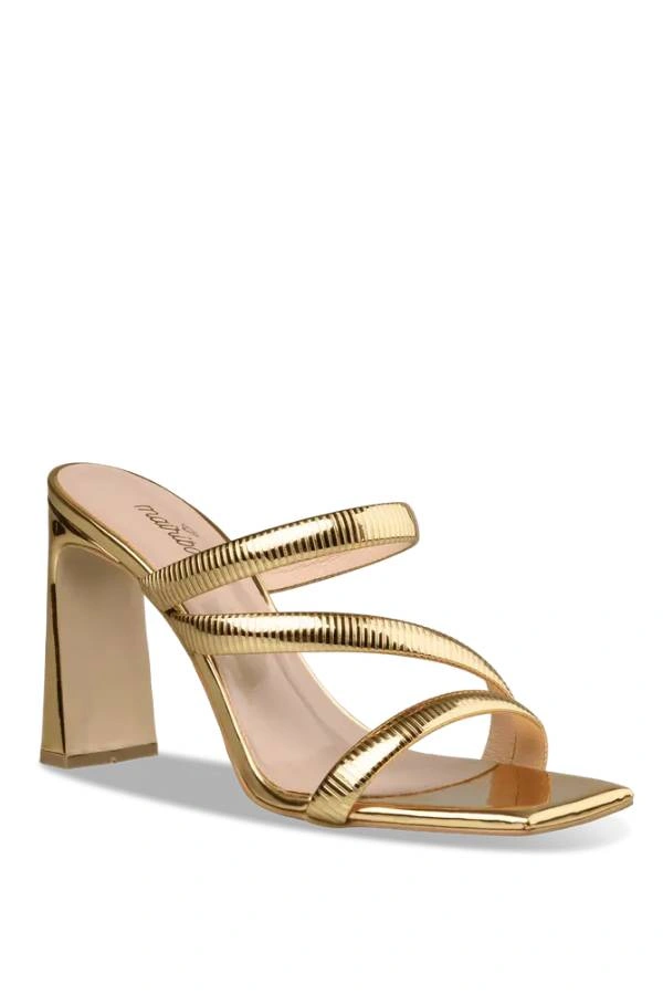 Σανδάλια Beverly με λαμπερά στρας και nude βάση