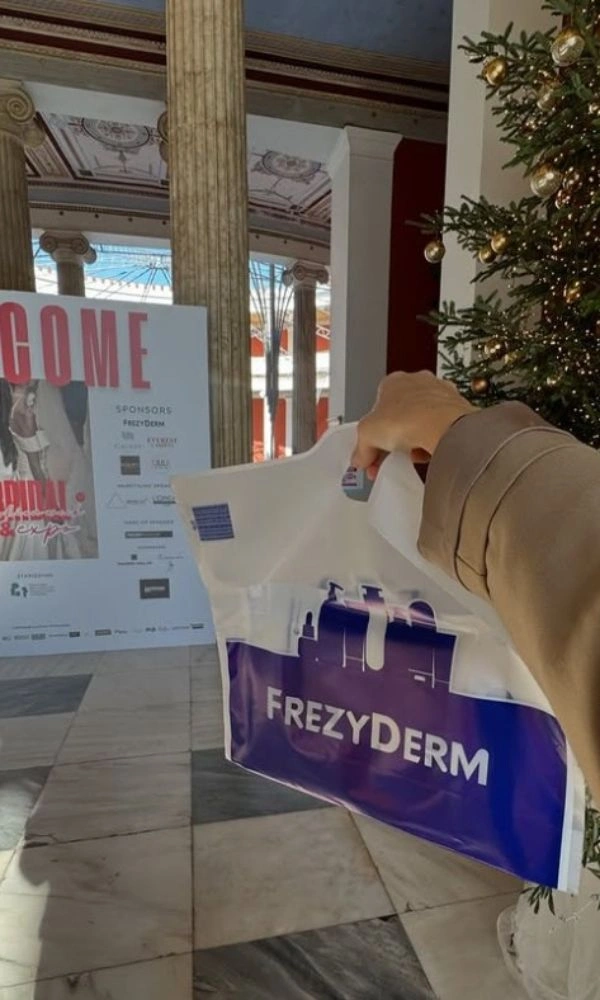 PR bag από τη Frezyderm στο Bridal Expo – Bridal Fashion Week 2025 στο Ζάππειο Μέγαρο, Αθήνα
