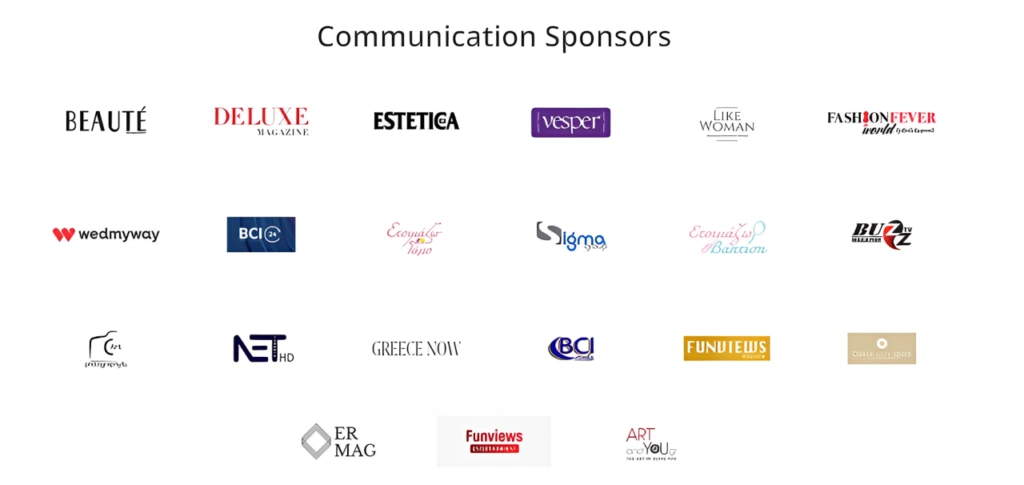 Χορηγοί επιοκινωνίας Bridal Expo + BFW2025