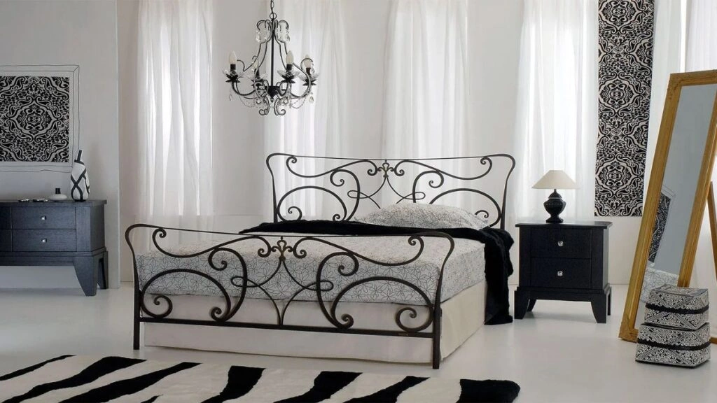 Σιδερένιο κρεβάτι για νεόνυμφους απο την εταιρεία volcano 