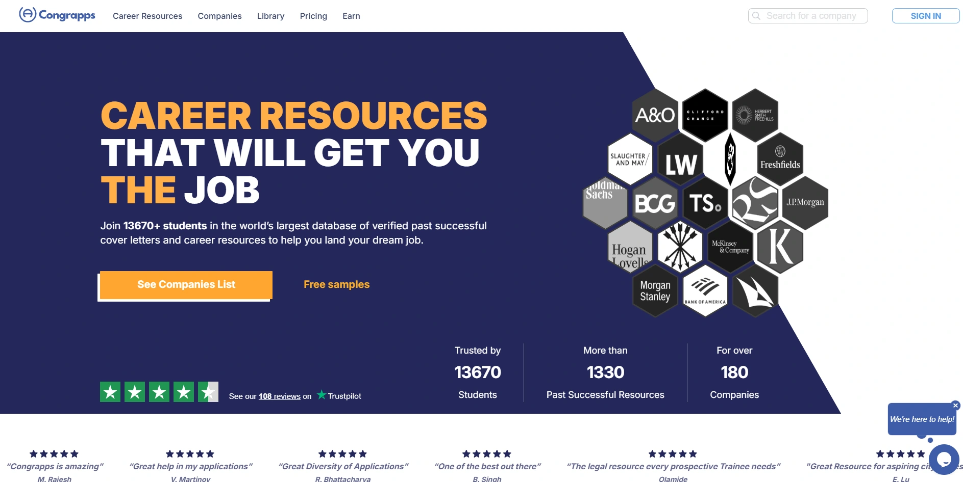 Congrapps — Full-Stack Development for a Subscription-Based Career Applications Platform