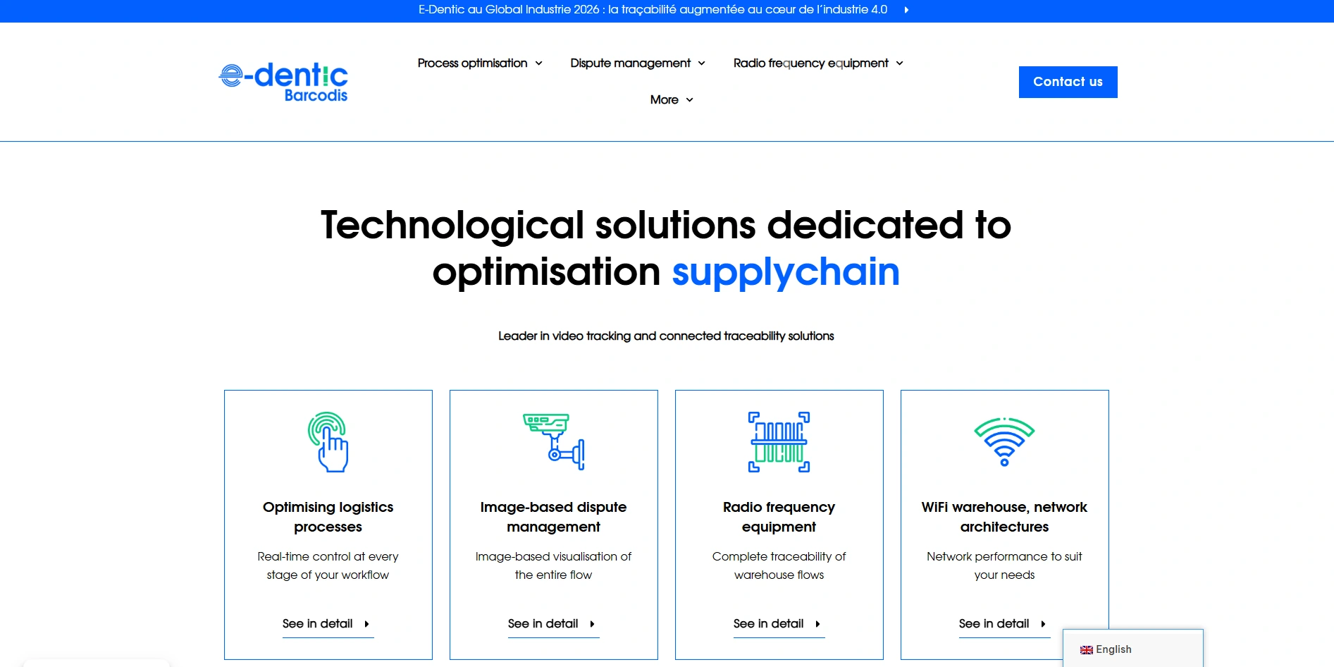 E-Dentic — Full WordPress Website Build for a Supply Chain Technology Brand