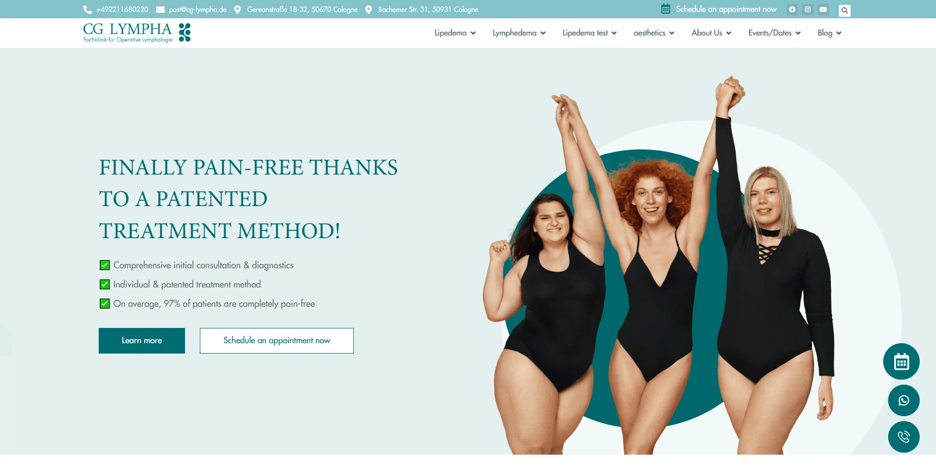 CG LYMPHA — WordPress Speed Optimization for a High-Traffic Medical Website