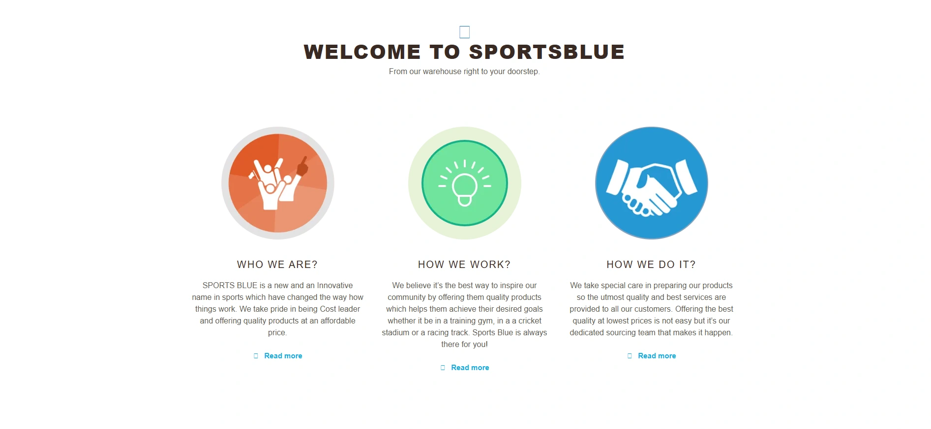 Sports Blue — Sporting Goods E-Commerce Platform for Cricket, Fitness, and Athletic Gear