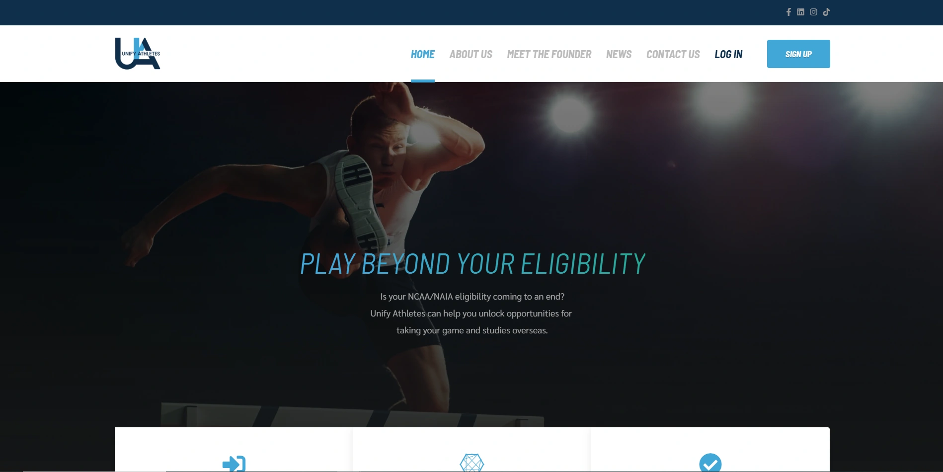 Unify Athletes — Student-Athlete Recruitment Platform & Marketing Website