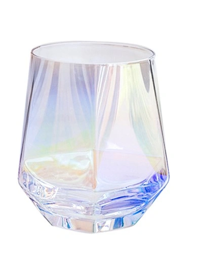 amazon colored wine glasses Creart Doge Multi-Color Wine Glasses Set Of 6