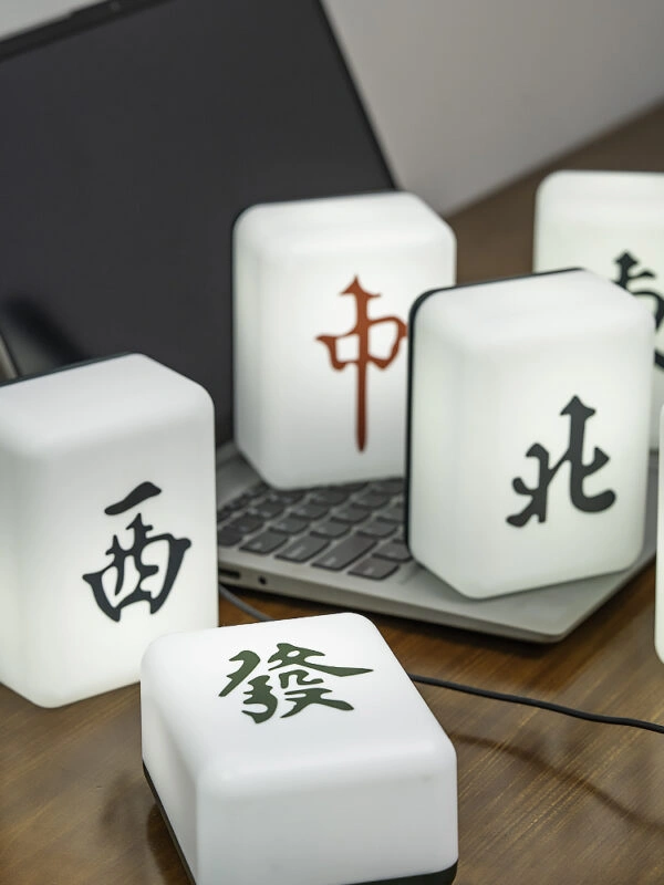 Led Mahjong Mahjong Tile LED Night Light | The Other Aesthetic