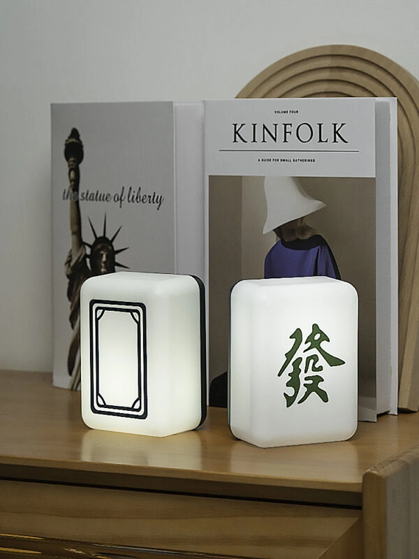 Led Mahjong Mahjong Tile LED Night Light | The Other Aesthetic