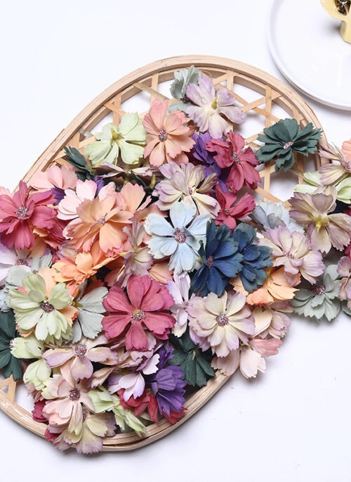 Light-Colored Artificial Flowers