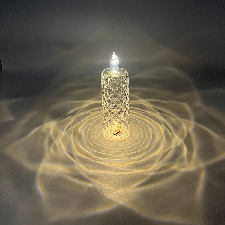 Diamond Pattern Candle Lamp