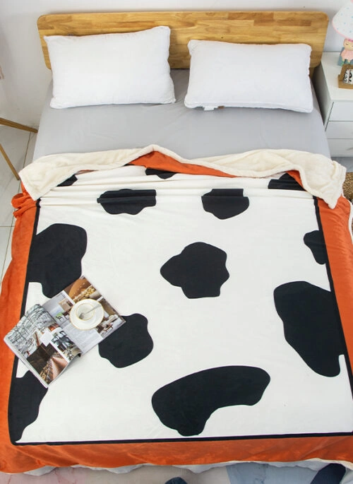 Cow Pattern Flannel Blanket