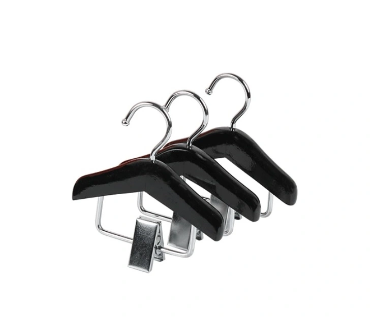 Mini Wooden Hanger with Clip