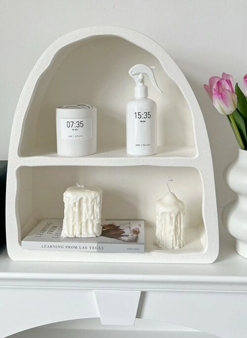White Arched Nordic Shelf
