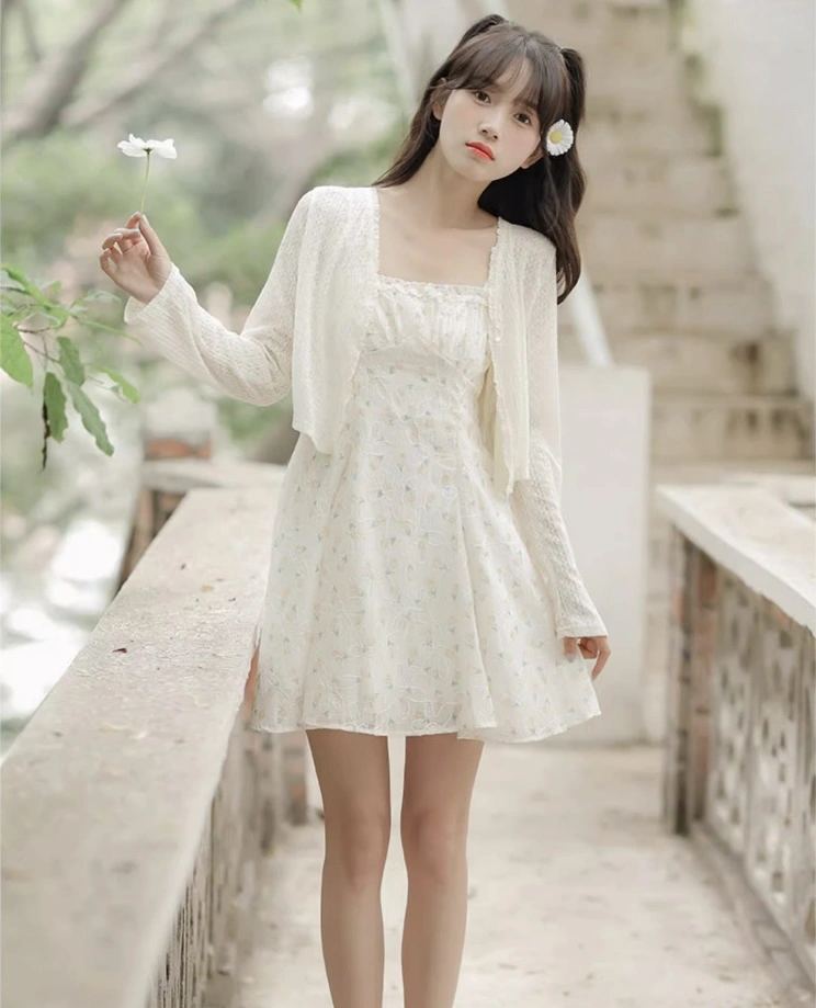 chinese dress ladies Lace Whisper Romantic Knit Cardigan main image 1