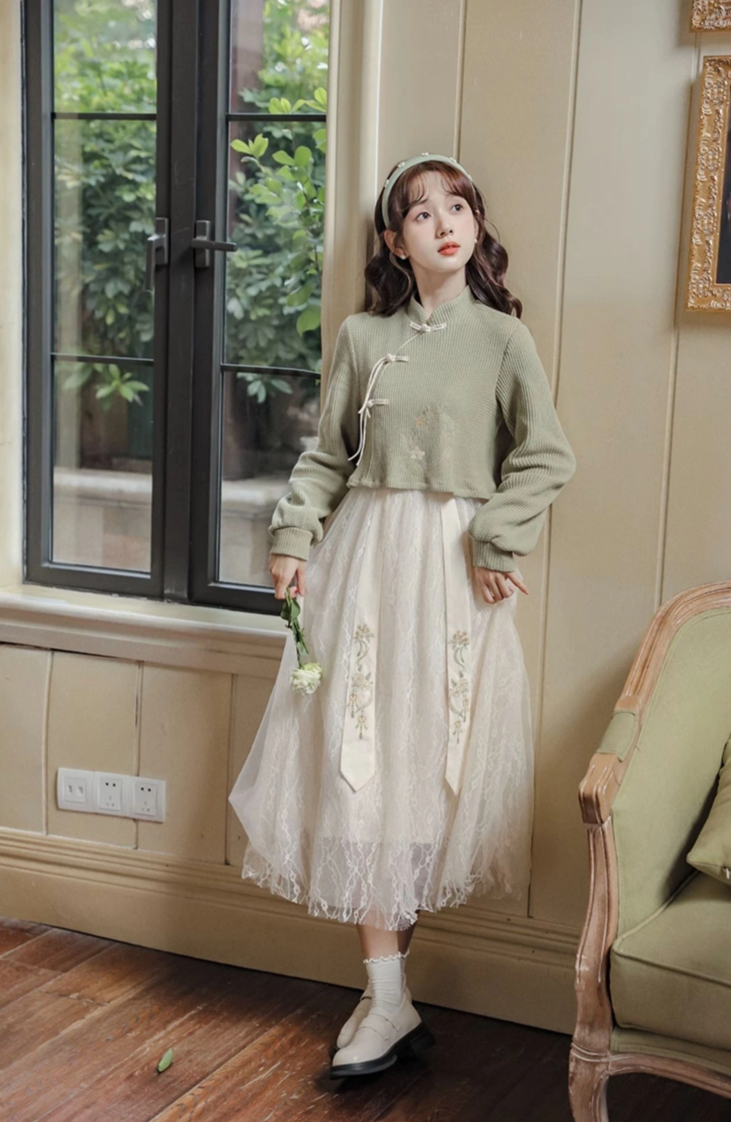 Chinese Style Combo Dress